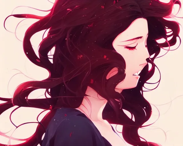 Prompt: a ultradetailed beautiful panting of rin tohsaka with flowing hair, by conrad roset, greg rutkowski and makoto shinkai, rin, fate, trending on artstation