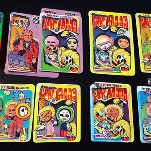 Image similar to Garbage Pail Kids cards