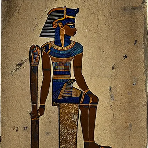 Prompt: Ancient Egyptian art