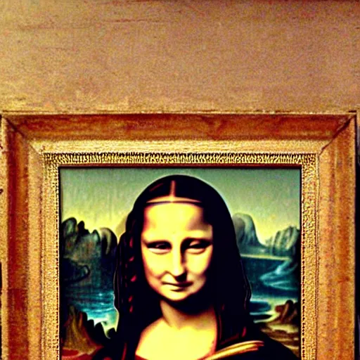 Prompt: lady gaga as mona lisa,