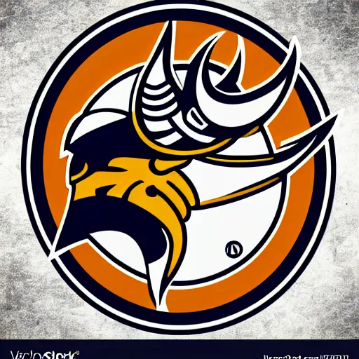 Image similar to nhllogo detailed vector vikings