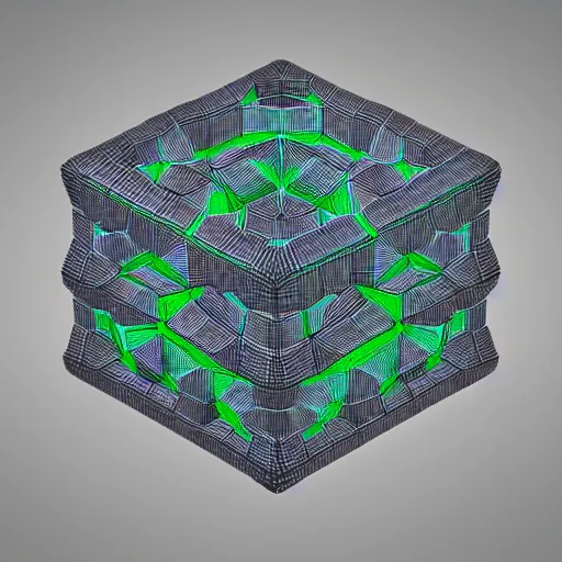 Image similar to hyperdimensional fractal 3d render