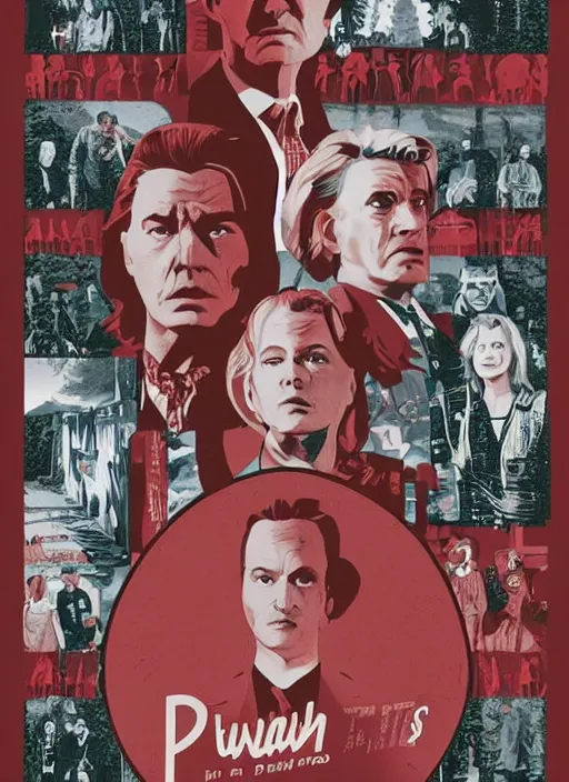 Image similar to twin peaks movie poster art by elvisdead