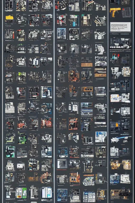 Prompt: Custom plug & play hardware catalog Zine (Cybertron)