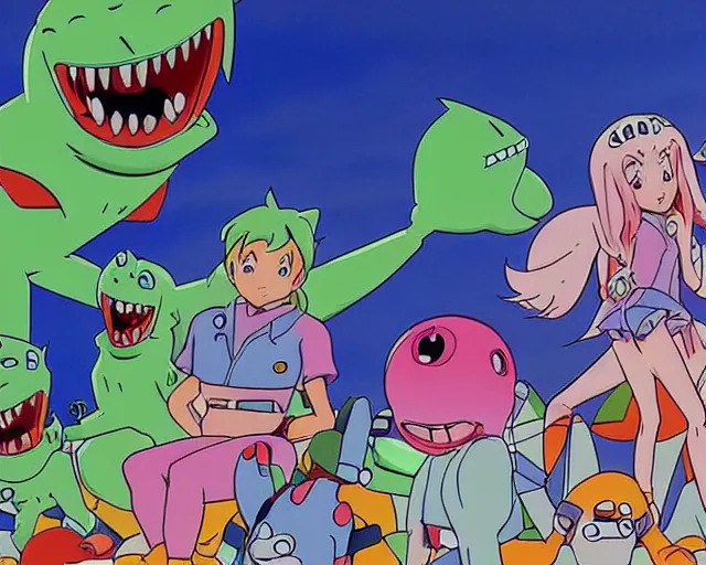 Image similar to Still from Digimon: The Animated Series (1968), Hanna-Barbara Animation Studios, Blu-Ray transfer