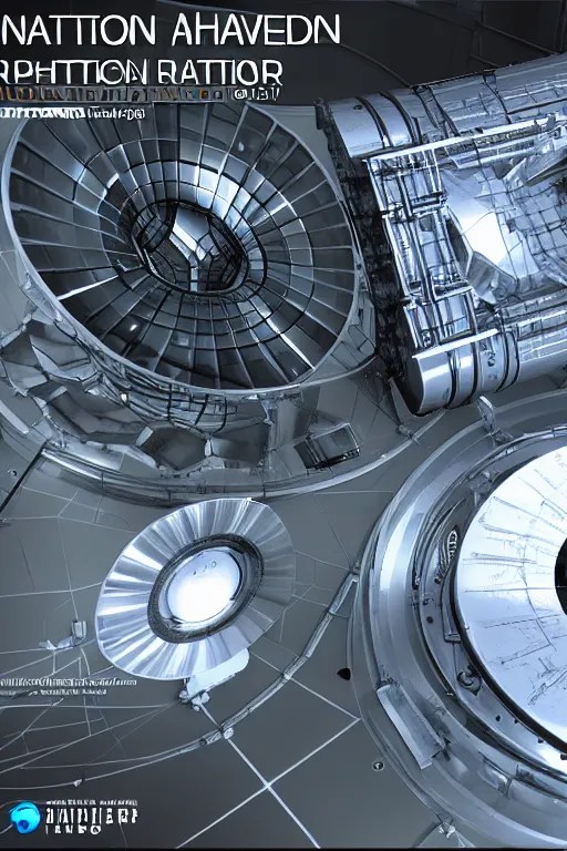 Image similar to hadron antimatter vacuum reactor, photorealistic, 4 k, god rays, highly detailed,