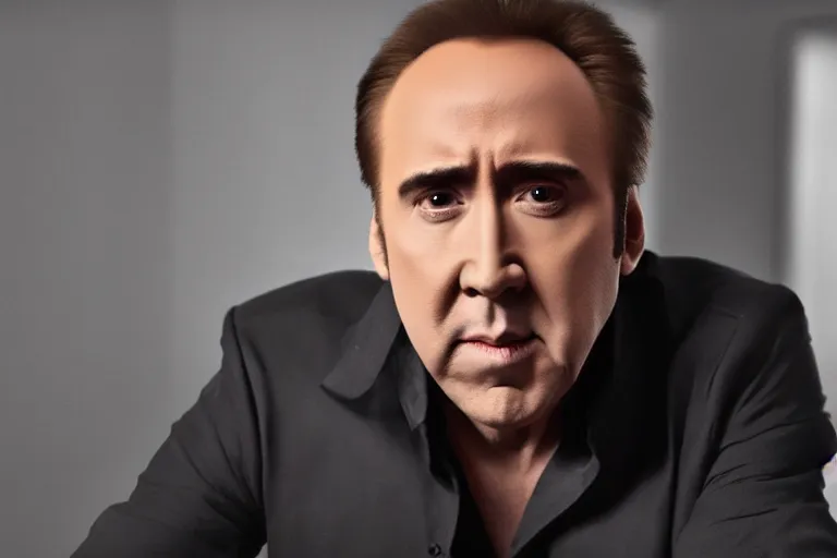 Image similar to Nicolas cage bodycam high resolution still film