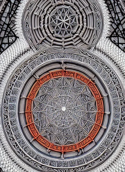 Prompt: sacred geometry, intricate, elegant, highly detailed, symmetrical!, prism highlights, lut, sony, 3 5 mm, street photography, smooth, sharp focus, dlsr, telephoto, synth wave, high fashion