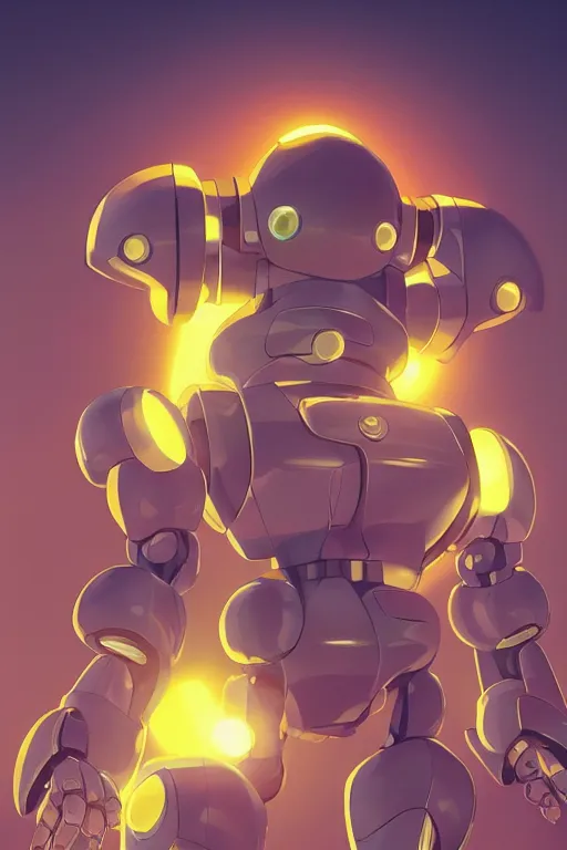 Image similar to metabots medabots medarotto medarot robot minimalist comics, behance hd by jesper ejsing, by rhads, makoto shinkai and lois van baarle, ilya kuvshinov, rossdraws global illumination ray tracing hdr radiating a glowing aura