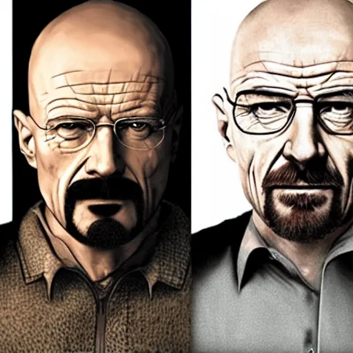 Image similar to Walter White as Gordon Freeman