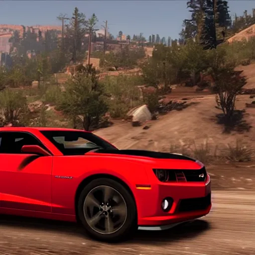 Image similar to 2 0 1 3 chevrolet camaro ss in red dead redemption 2