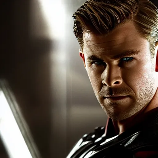 Image similar to chris hemsworth as albert wesker