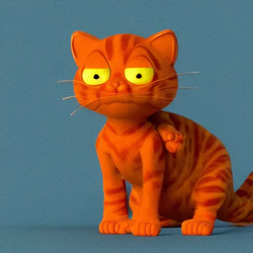 Image similar to hyperrealistic dslr film still of andrew garfield disguised as jim davis garfield cartoon cat, stunning 8 k octane comprehensive 3 d render, inspired by istvan sandorfi & greg rutkowski & unreal engine, perfect symmetry, dim volumetric cinematic lighting, extremely hyper - detailed, incredibly real lifelike attributes & flesh texture, intricate, masterpiece, artstation, stunning