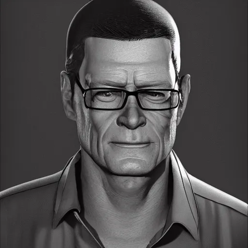 Prompt: photorealistic hank hill. hyperdetailed photorealism, 1 0 8 megapixels, amazing depth, glowing rich colors, powerful imagery, psychedelic overtones, 3 d finalrender, 3 d shading, cinematic lighting, artstation concept art