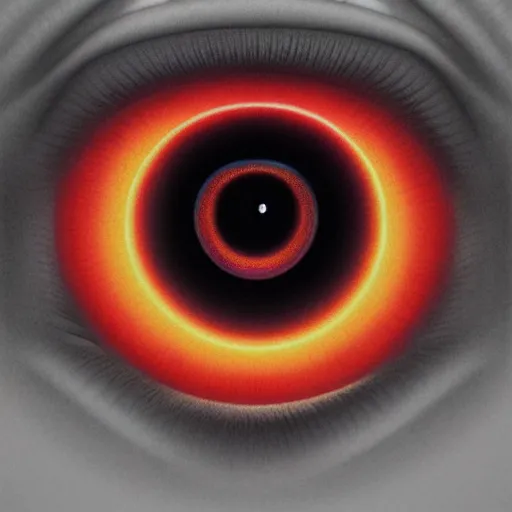 Prompt: a render of a deadly eye , by dan mumford , Zdzisław Beksiński , 8k resolution , rendered in octane n-4