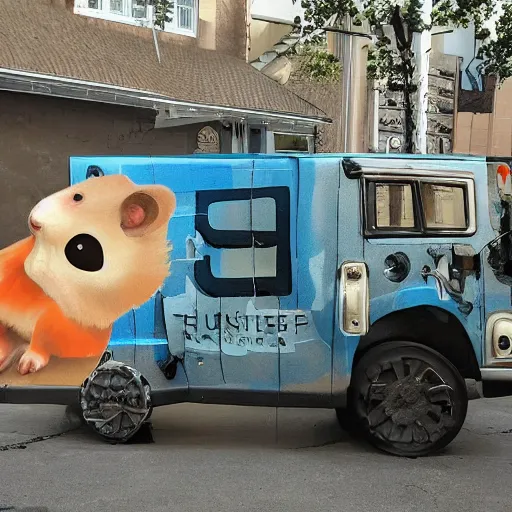 Image similar to hamster-truck