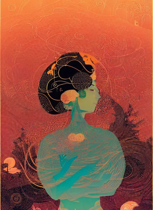 Image similar to nezha by victo ngai