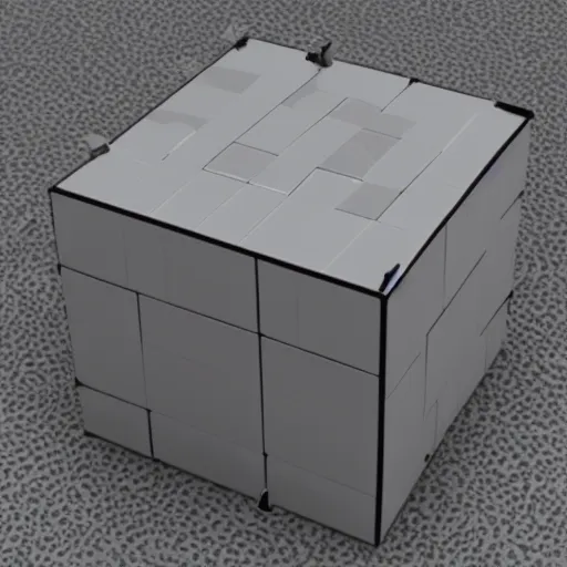 Prompt: complex cube