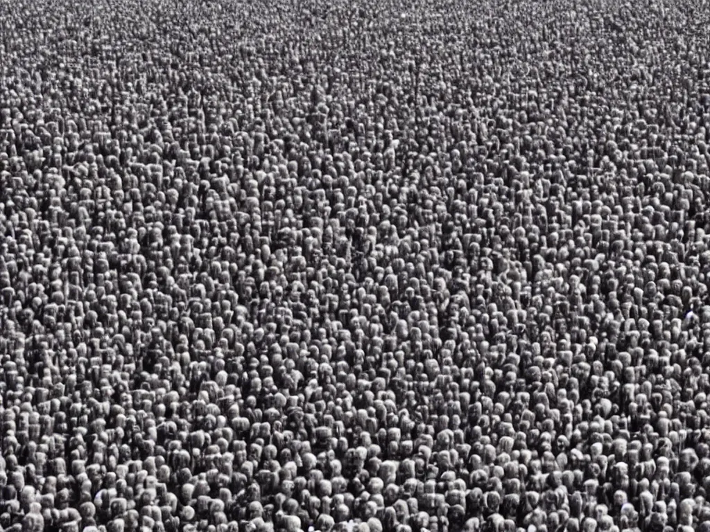 Image similar to 1000 humans inspired by aliens