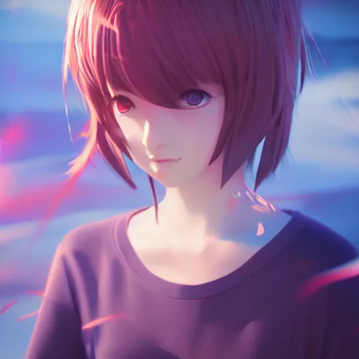 Image similar to photorealistic dramatic liquids anime people render, colorful, atmosphere cinematic, by wlop, by ilyu kuvshinov, by makoto shinkai, shadows, artstation, concept art, super detailed, unreal engine 5, octane render, vfx, houdini, 8 k, super realistic