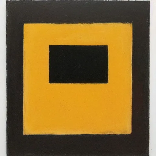 Prompt: a painting of a black square, by Kazimir Malevich