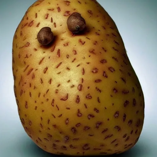 Image similar to a potato that looks like benjamin netanyahu