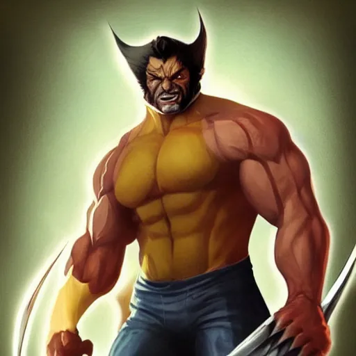 Image similar to wolverine as a league of legends character