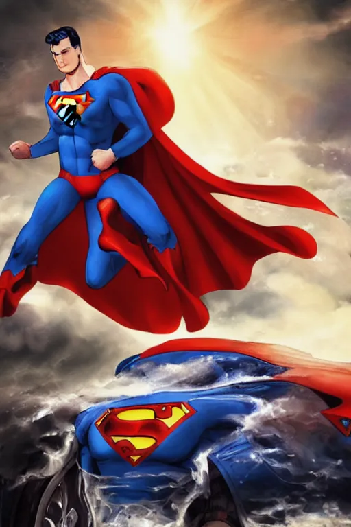 superman washing car, highly detailed, digital art, | Stable Diffusion ...