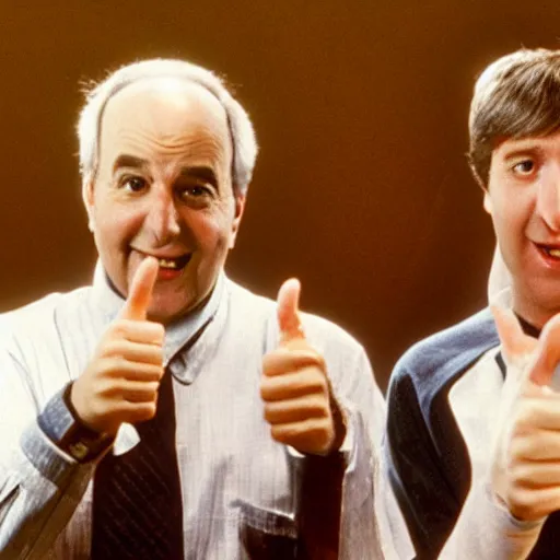 Image similar to siskel and ebert seventeen thumbs way up