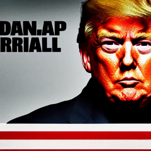 Image similar to donald trump in jail, realistic, shot on an iphone