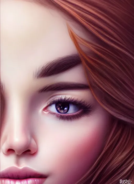 Image similar to a gorgeous female photo, professionally retouched, realistic, 1 0 0 0 0 0 strands of hair, smooth face, perfect eyes, symmetrical, full body shot, wide angle, sharp focus on eyes, 8 k high definition, insanely detailed, intricate, elegant, art by artgerm