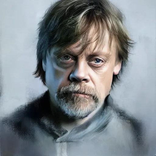 Image similar to mark hamill by ruan jia, portrait