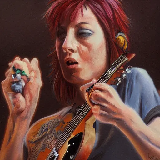 Image similar to rockstar morning, oil painting, ultradetailed, artstation, ultradetailed