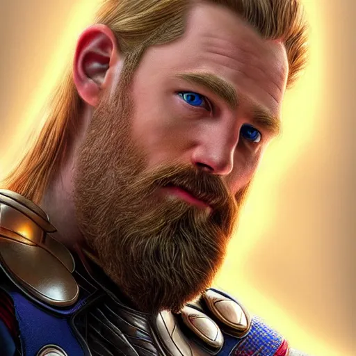 Image similar to stunning award winning hyperrealistic hdr 8 k highly detailed digital painting, trending on artstation of beaker as thor