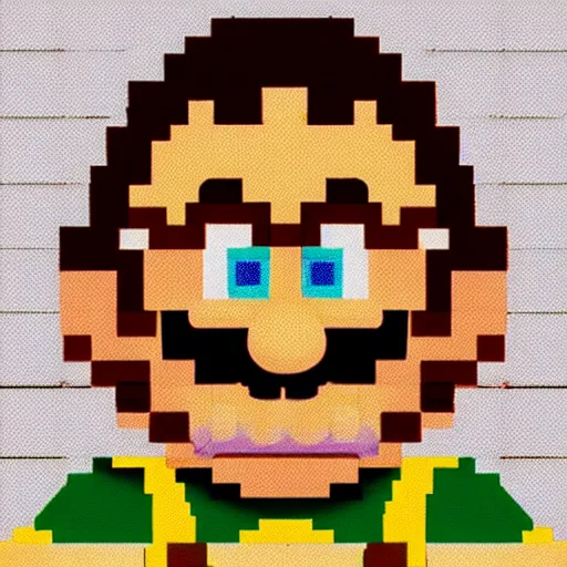 Image similar to super Mario bros nightmare fuel