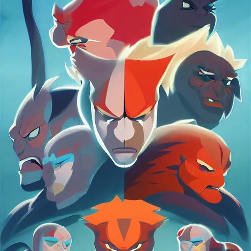 Image similar to face icon stylized minimalist thundercats, loftis, cory behance hd by jesper ejsing, by rhads, makoto shinkai and lois van baarle, ilya kuvshinov, rossdraws global illumination