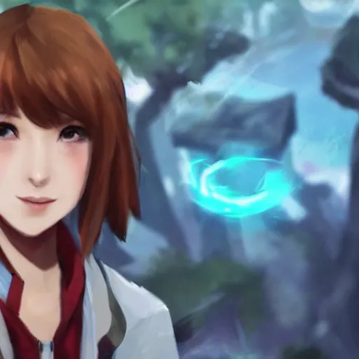 Prompt: Max Caulfield as a League of Legends champion