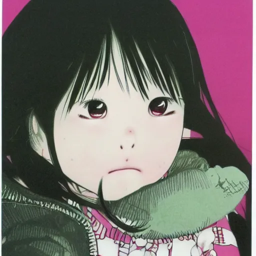 Image similar to a pretty little girl, by asano inio,