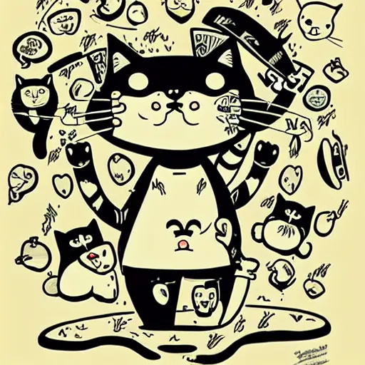 Image similar to Cat Kawaii mcbess