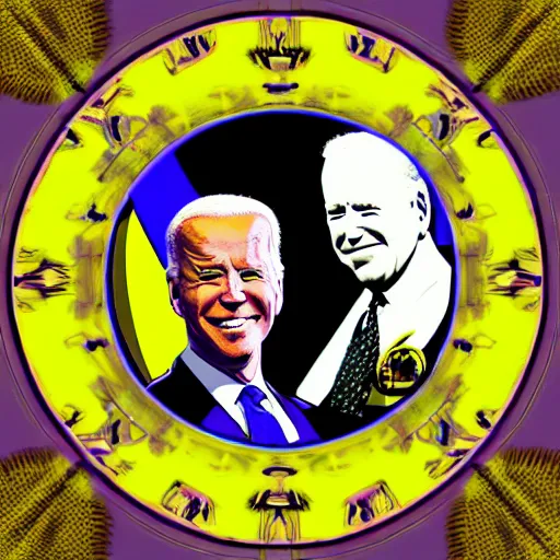 Image similar to joe biden by mandelbrot, benoit b.