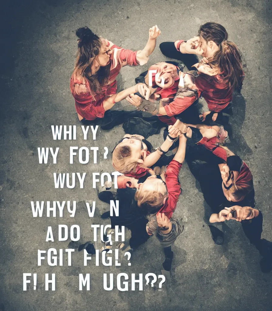 Prompt: why do we fight with each other?