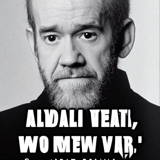 Prompt: George Carlin