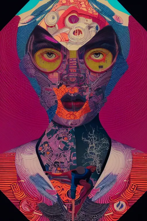 Image similar to portrait of godel's incompleteness theorem, by tristan eaton, victo ngai, peter mohrbacher, artgerm,