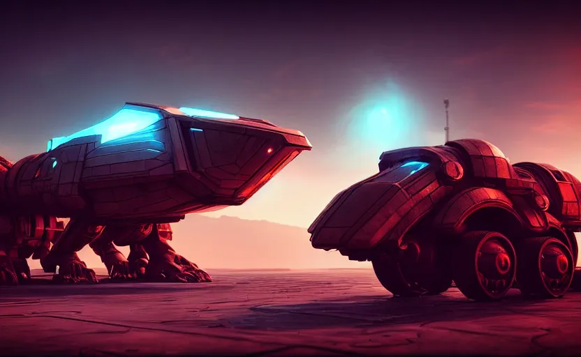 Image similar to profile picture, an armored futuristic sci fi vehicle, unreal engine, cinematic lighting, texture rust, texture electronic circuit, texture city at night, spaceship, profile picture