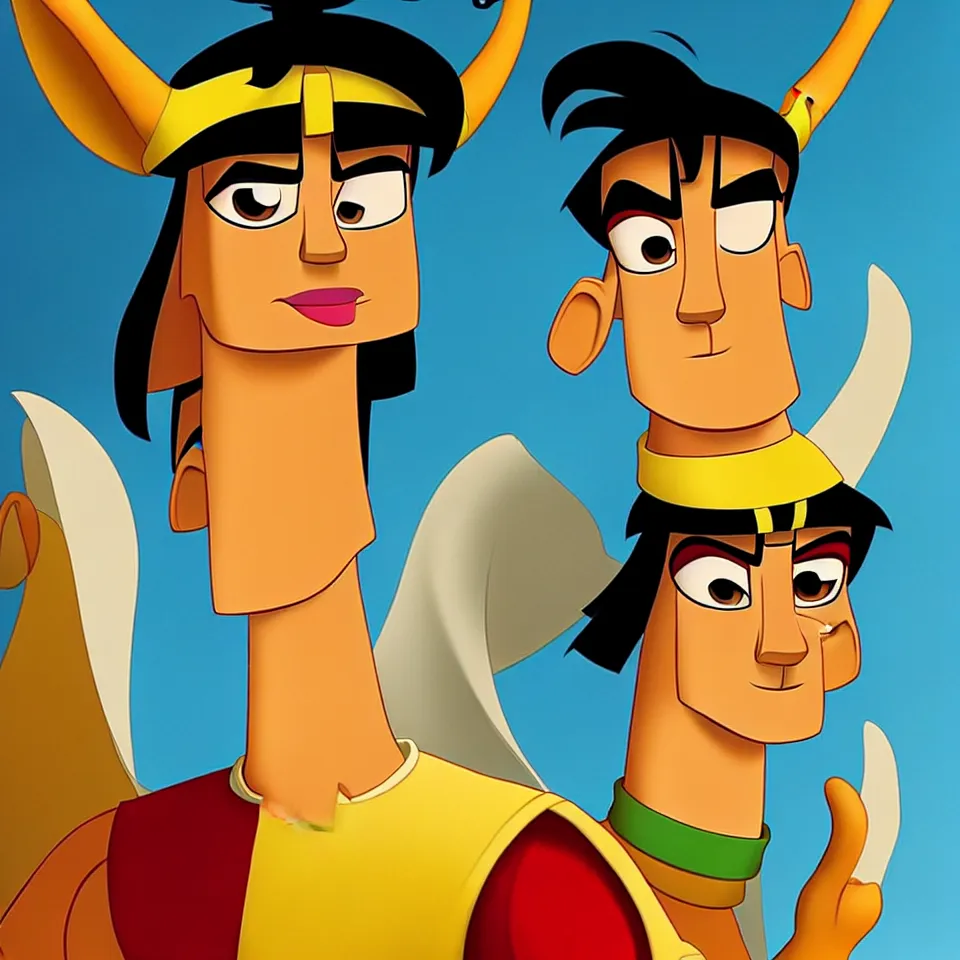 Image similar to How Kuzco!!!!!!!!!!!! from (((Disney))) movies would look in Real life . Professional Studio. Portrait in the style of Martin Schoeller. 4K. Ultra Detailed. Close-up. Low Light.