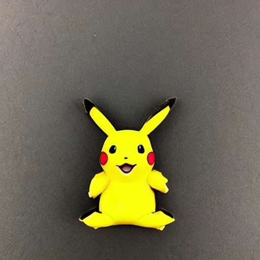 Prompt: a rubber band Pikachu