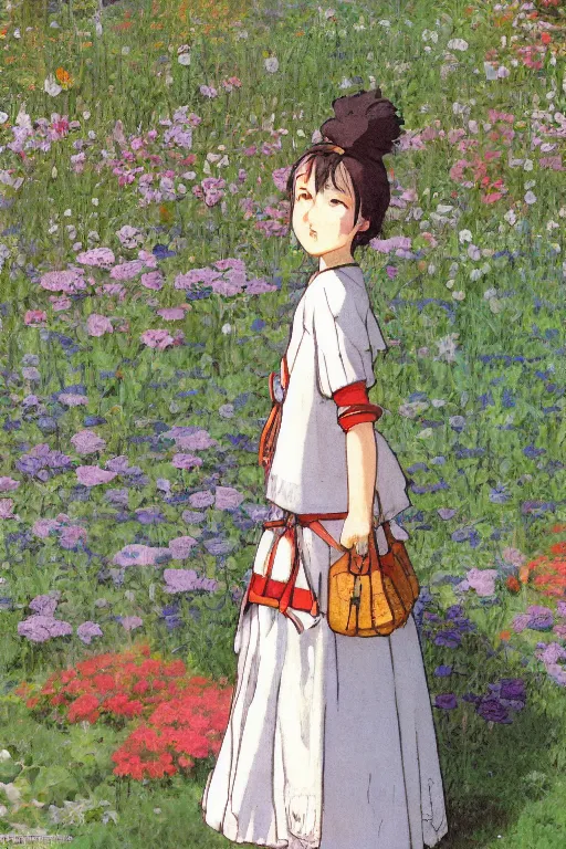 Image similar to a girl fdggdfb 3 5 4 df 3 5 4 3 dsgfdg 3 5 4 gh 3 5 sfg 4 hgfdgh 8 7 gs 6 hgs 7 fds 3 5 4 6 8 7 6 1 2 5 3 by artgem and piet mondrian and hiroshi yoshida, studio ghibli, trending on artstation