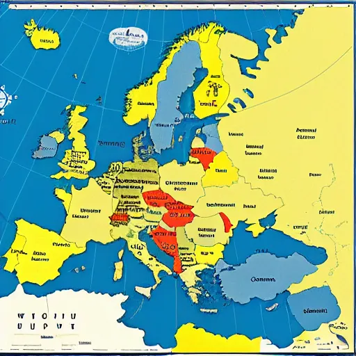 Image similar to map of all the countries in europe