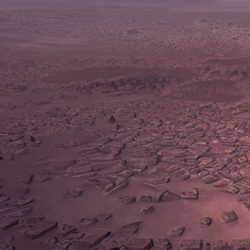 Prompt: A city on mars 4k detail