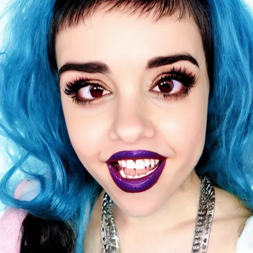 Image similar to melanie martinez with a gap tooth